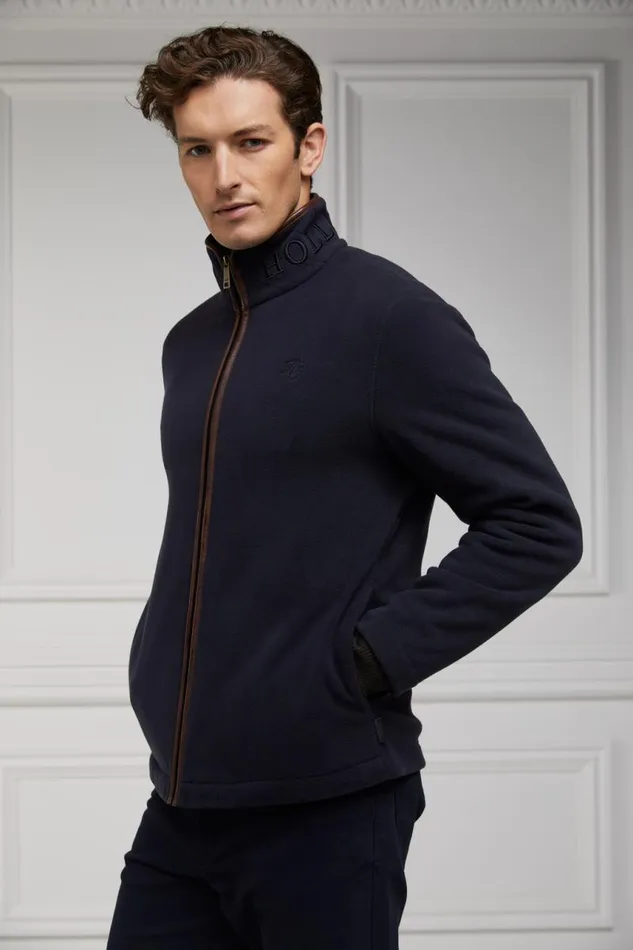 Men Fleeces Holland Cooper Country Fleece Jacket Ink Navy