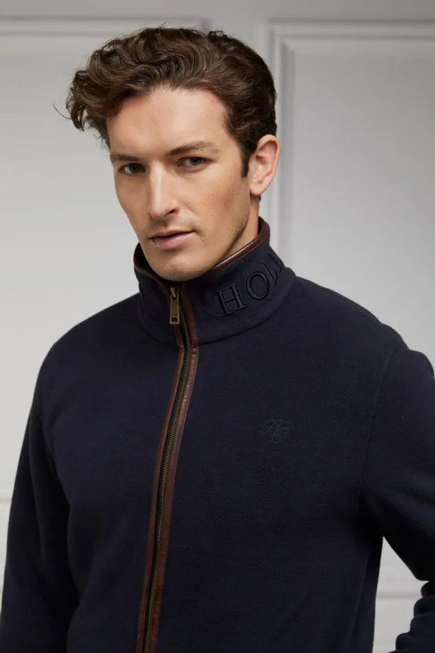 Men Fleeces Holland Cooper Country Fleece Jacket Ink Navy