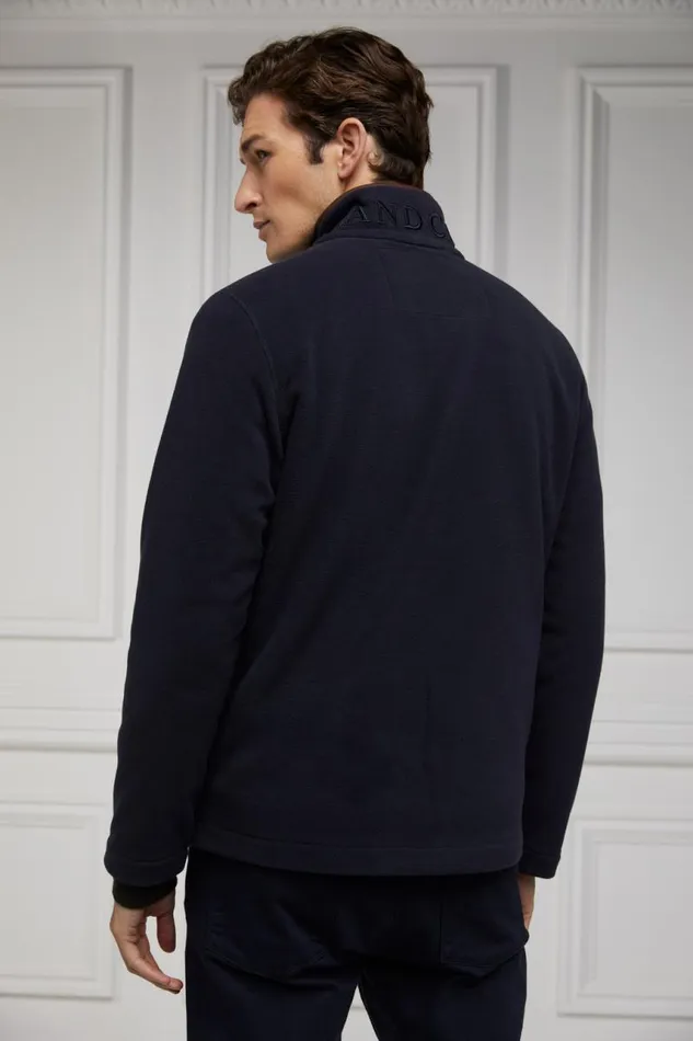 Men Fleeces Holland Cooper Country Fleece Jacket Ink Navy