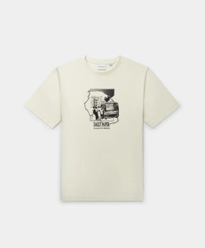 Men Frost White Place Of Origin TShirt Daily Paper TShirts