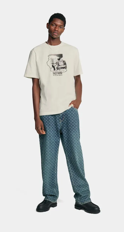 Men Frost White Place Of Origin TShirt Daily Paper TShirts