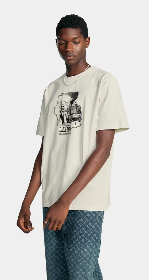 Men Frost White Place Of Origin TShirt Daily Paper TShirts