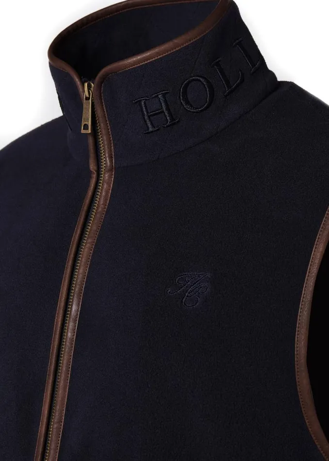 Men Gilets Holland Cooper Country Fleece Gilet Ink Navy
