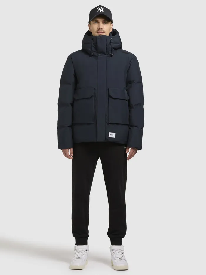 Men Jacke HINTO2 Dunkelblau Dunkelblau Short Jackets KHUJO