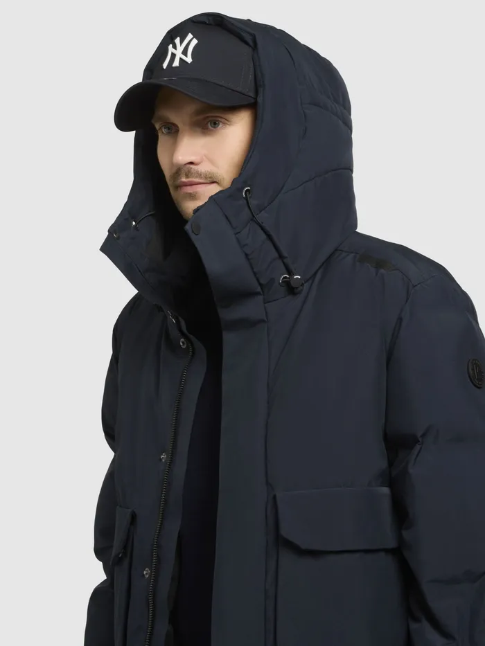 Men Jacke HINTO2 Dunkelblau Dunkelblau Short Jackets KHUJO