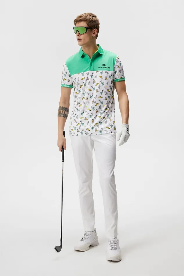 Men Jeff Golf Polo White JLindeberg Polo Shirts Men Jeff Golf Polo White JLindeberg Polo Shirts