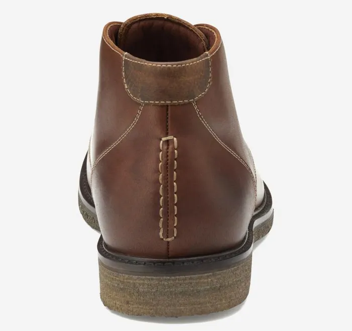 Men Johnston and Murphy Boots Copeland Chukka Red Brown Oiled Full Grain Men Johnston and Murphy Boots Copeland Chukka Red Brown Oiled Full Grain