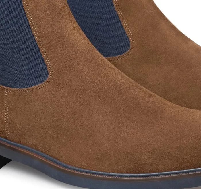 Men Johnston and Murphy Boots Hartley Chelsea Boot Snuff Italian Suede Men Johnston and Murphy Boots Hartley Chelsea Boot Snuff Italian Suede