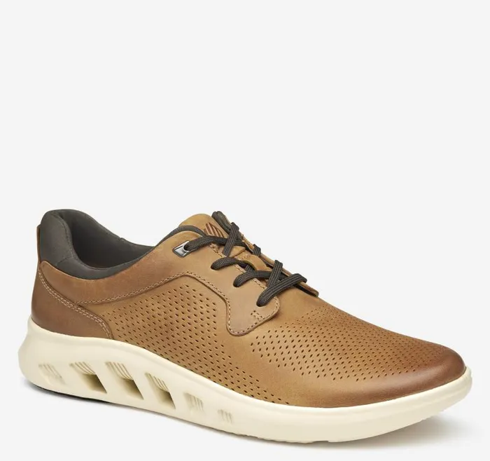 Men Johnston and Murphy LaceUps Activate Perfed Plain Toe Tan Oiled Full Grain Men Johnston and Murphy LaceUps Activate Perfed Plain Toe Tan Oiled Full Grain
