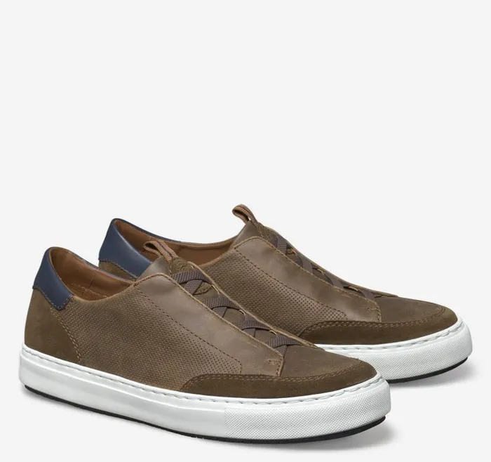 Men Johnston and Murphy LaceUps Anson Stretch LacetoToe Brown English Suedesheepskin Men Johnston and Murphy LaceUps Anson Stretch LacetoToe Brown English Suedesheepskin