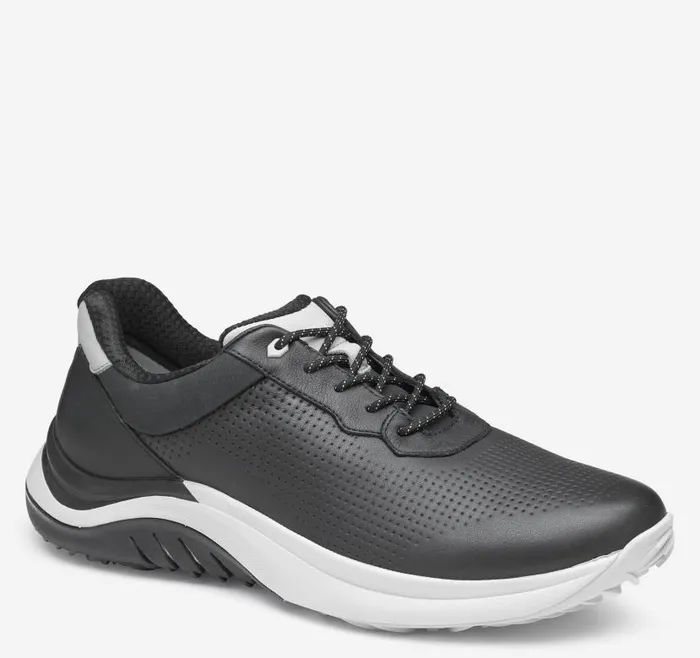 Men Johnston and Murphy LaceUps HT1Luxe UThroat Black Waterproof Full Grain