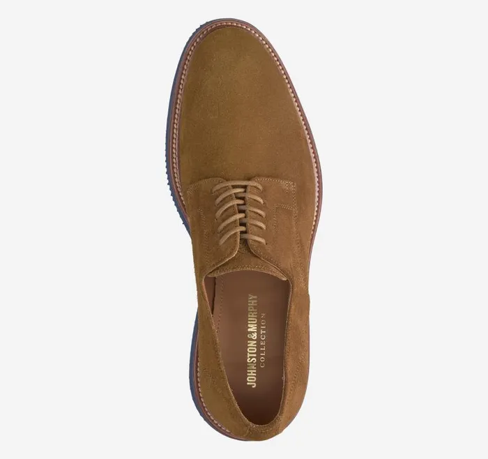 Men Johnston and Murphy LaceUps Jenson Plain Toe Snuff Suede Men Johnston and Murphy LaceUps Jenson Plain Toe Snuff Suede