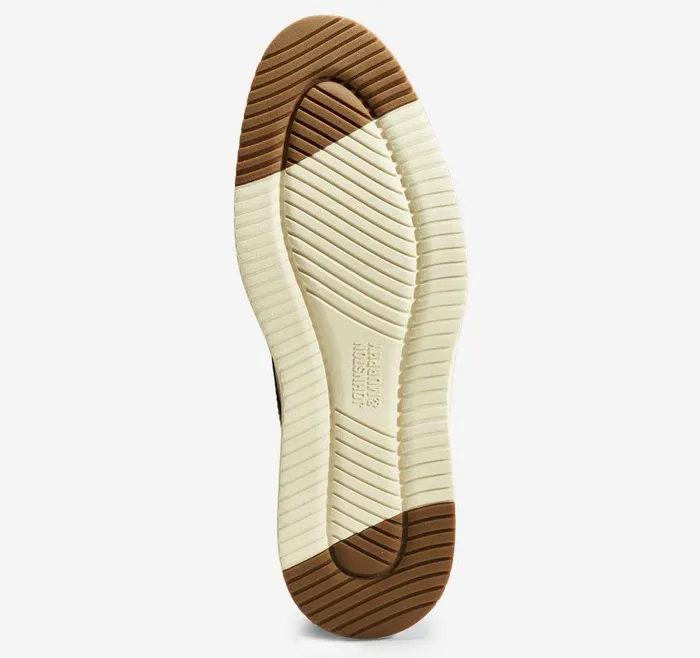 Men Johnston and Murphy LaceUps Upton Plain Toe Tan Full Grain