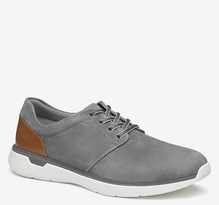 Men Johnston and Murphy LaceUps XC4 Prentiss 2 Plain Toe Gray Waterproof Tumbled Nubuck Men Johnston and Murphy LaceUps XC4 Prentiss 2 Plain Toe Gray Waterproof Tumbled Nubuck