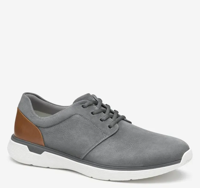 Men Johnston and Murphy LaceUps XC4 Prentiss 2 Plain Toe Gray Waterproof Tumbled Nubuck Men Johnston and Murphy LaceUps XC4 Prentiss 2 Plain Toe Gray Waterproof Tumbled Nubuck