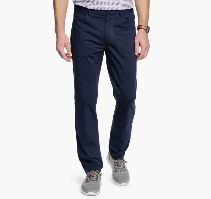 Men Johnston and Murphy Pants and Jeans XC4 Performance FivePocket Pants Navy
