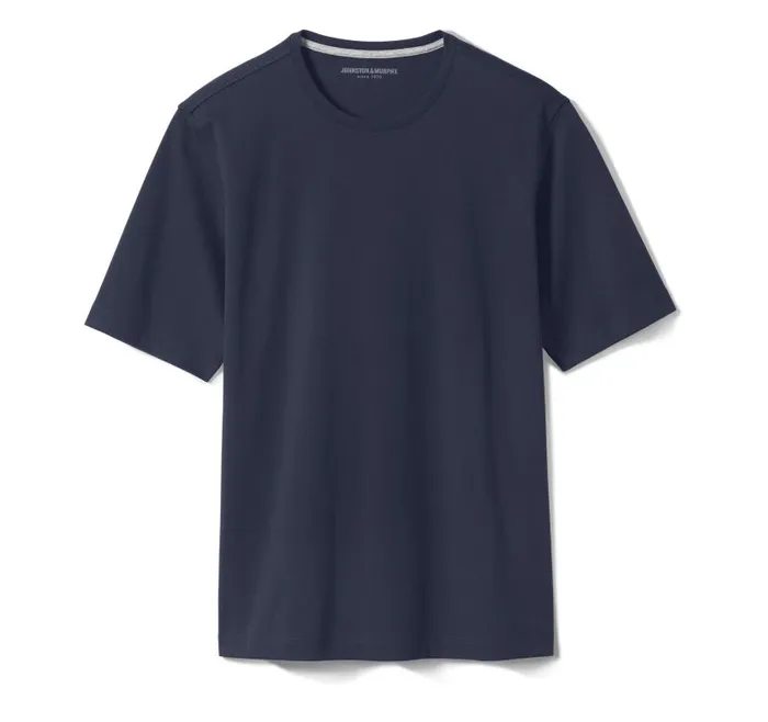 Men Johnston and Murphy Polos and Tees Essential Tee Navy Men Johnston and Murphy Polos and Tees Essential Tee Navy