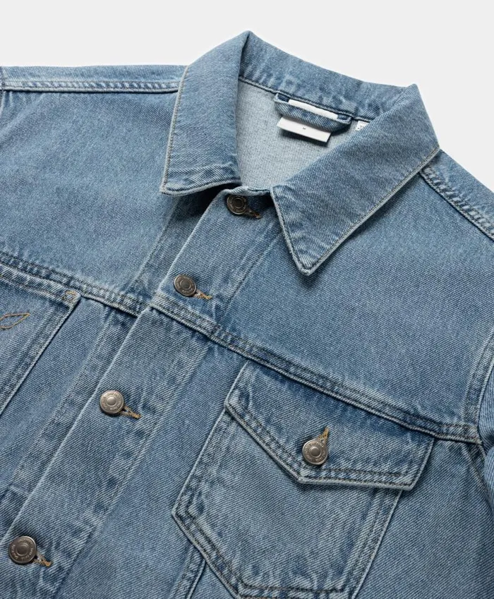 Men Light Blue Nunise Denim Jacket Daily Paper Jackets Men Light Blue Nunise Denim Jacket Daily Paper Jackets