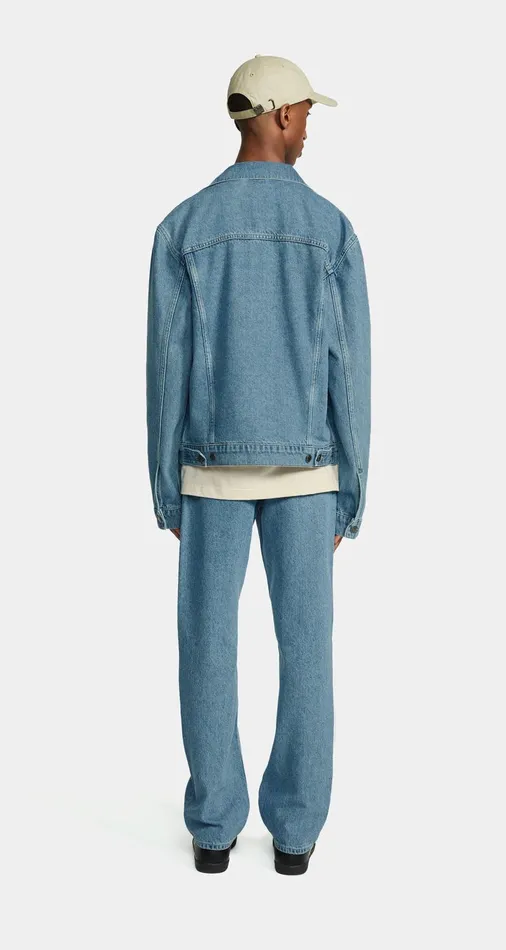 Men Light Blue Nunise Denim Jacket Daily Paper Jackets Men Light Blue Nunise Denim Jacket Daily Paper Jackets