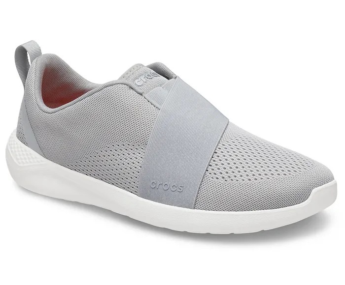 Men LiteRide Modform SlipOn Light Grey White Sneakers Crocs
