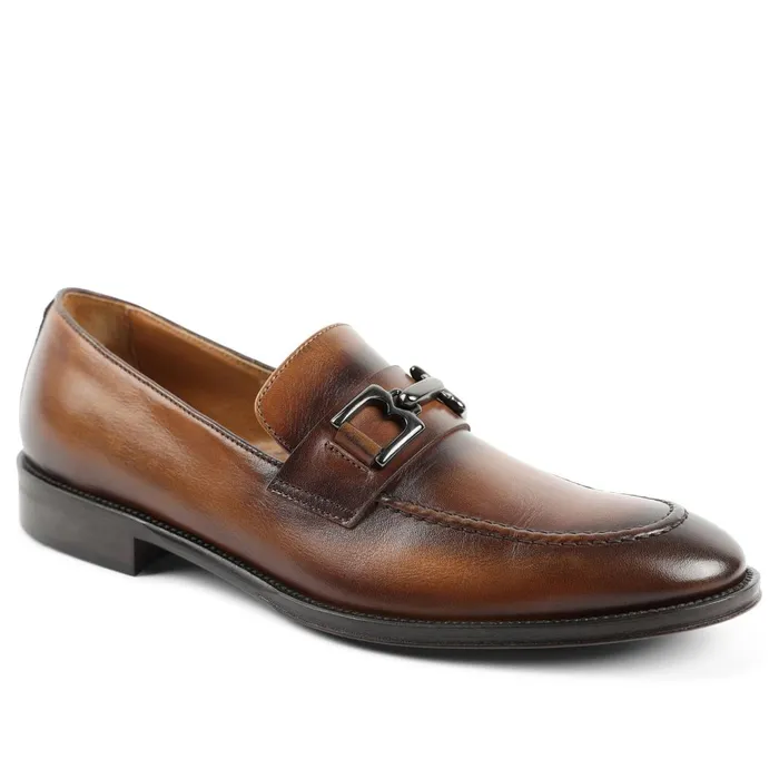 Men Loafers and Slipons Bruno Magli Alpha Classic Bit Leather Loafer 8211 Cognac