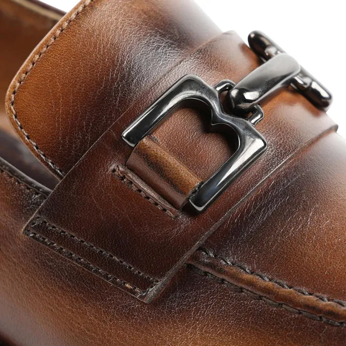 Men Loafers and Slipons Bruno Magli Alpha Classic Bit Leather Loafer 8211 Cognac