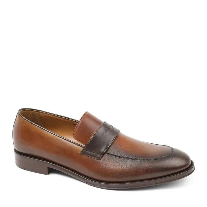 Men Loafers and Slipons Bruno Magli Arezzo Burnished Penny Loafer 8211 CognacDark Brown Men Loafers and Slipons Bruno Magli Arezzo Burnished Penny Loafer 8211 CognacDark Brown