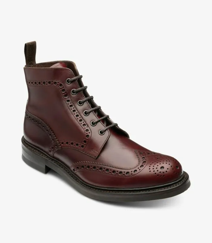 Men Loake Boots Bedale Burgundy Men Loake Boots Bedale Burgundy