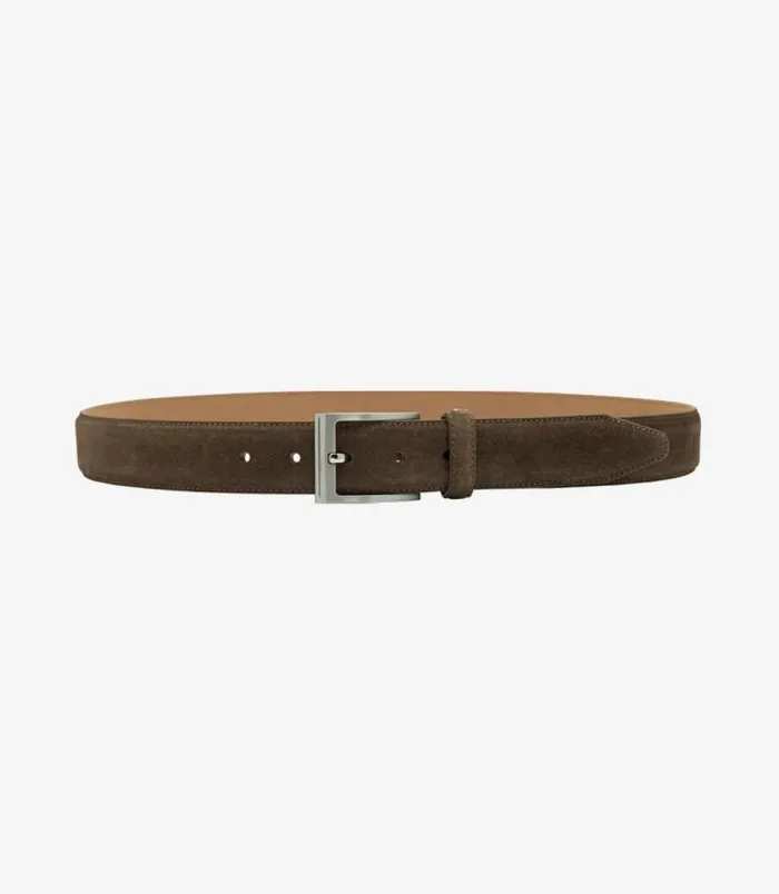 Men Loake Casual Belts William Belt Flint Suede Men Loake Casual Belts William Belt Flint Suede