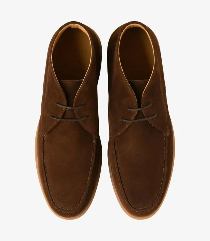 Men Loake Chukka Boots Amalfi Chocolate Brown Suede Men Loake Chukka Boots Amalfi Chocolate Brown Suede