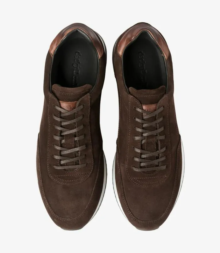 Men Loake Trainers and Sneakers Bannister Dark Brown Suede Men Loake Trainers and Sneakers Bannister Dark Brown Suede