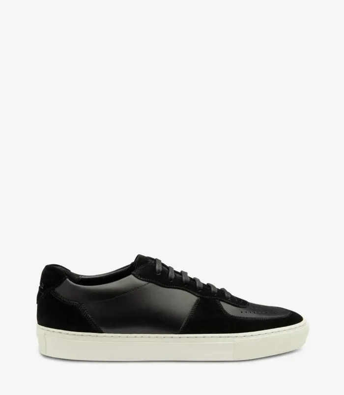 Men Loake Trainers and Sneakers Rush Black