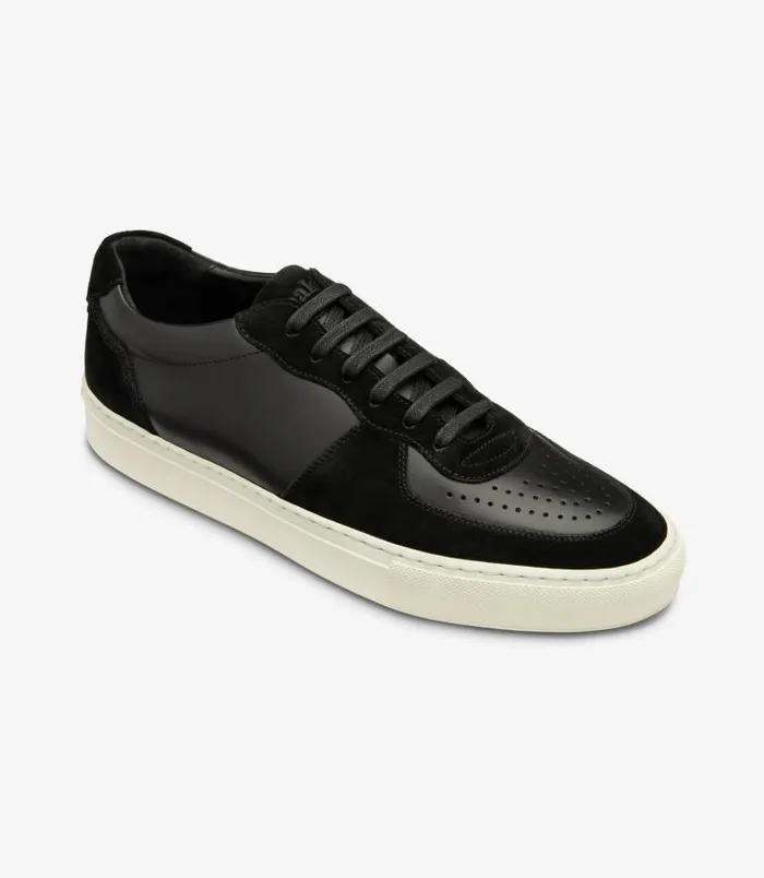 Men Loake Trainers and Sneakers Rush Black
