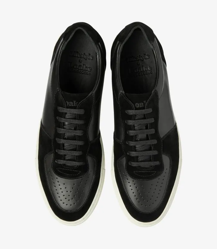 Men Loake Trainers and Sneakers Rush Black