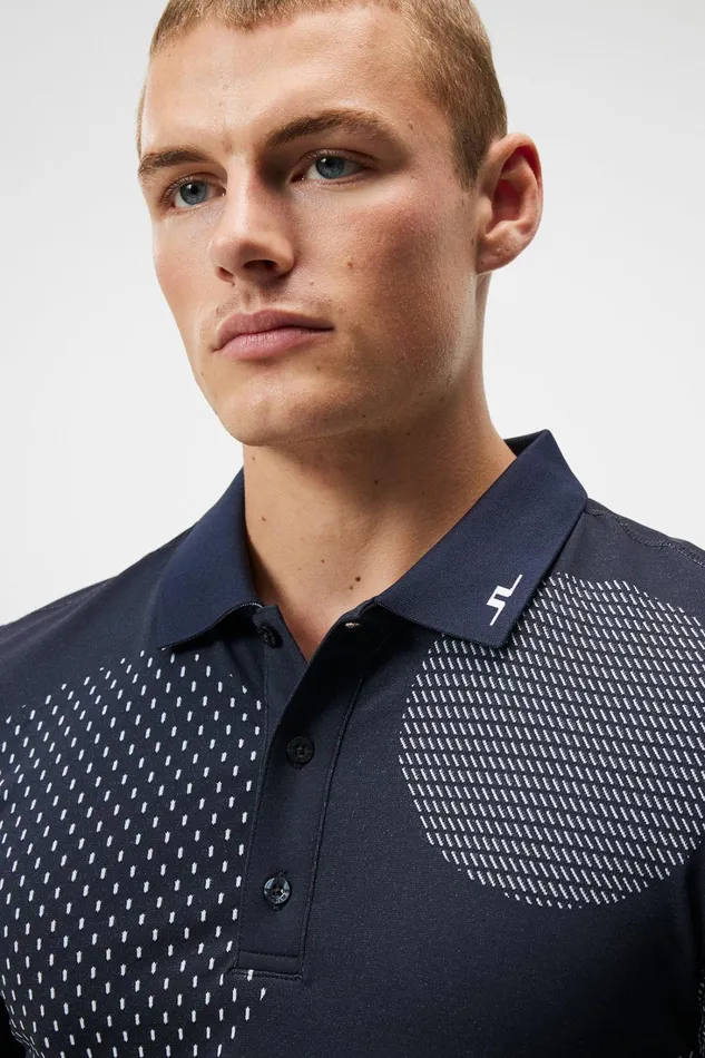 Men Nate Seamless Polo JL Navy JLindeberg Polo Shirts