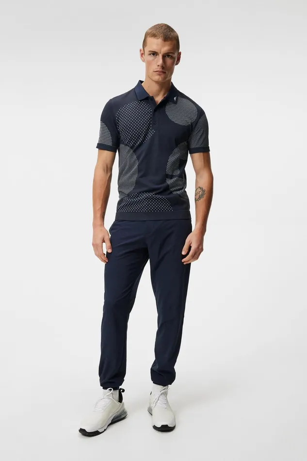 Men Nate Seamless Polo JL Navy JLindeberg Polo Shirts
