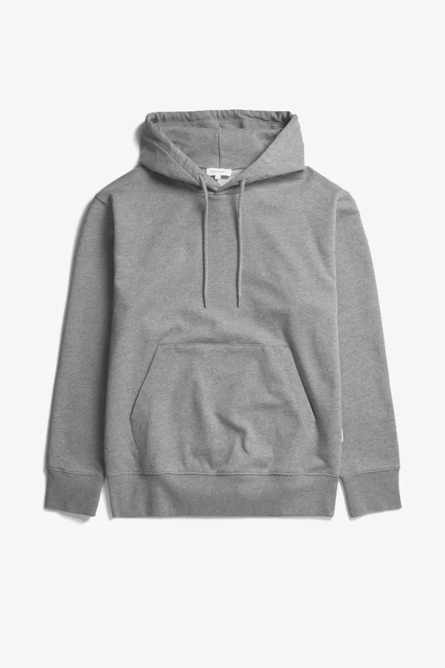 Men Norse Standard Hoodie Grey Melange Norse Projects Sweatshirts