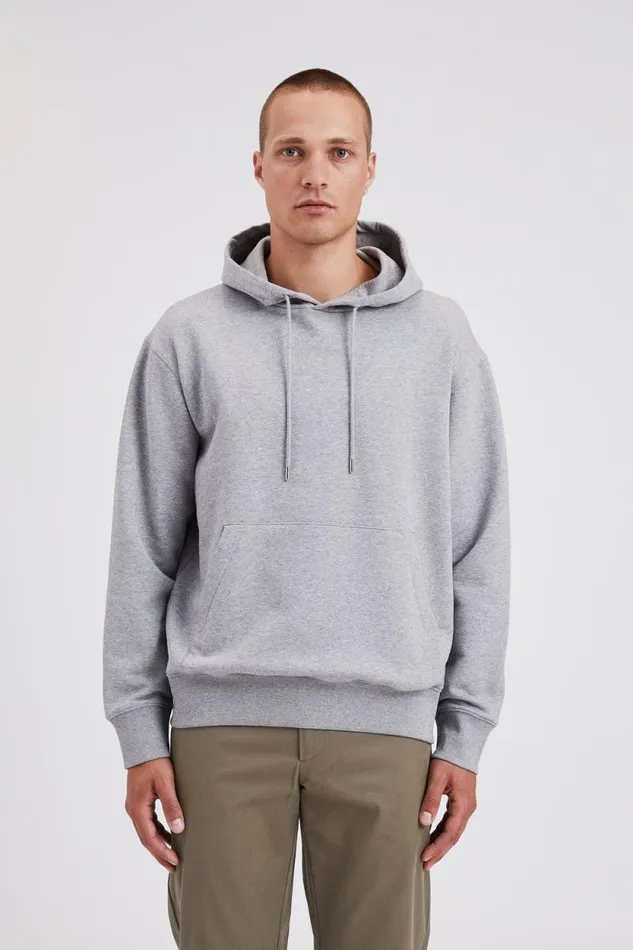 Men Norse Standard Hoodie Grey Melange Norse Projects Sweatshirts