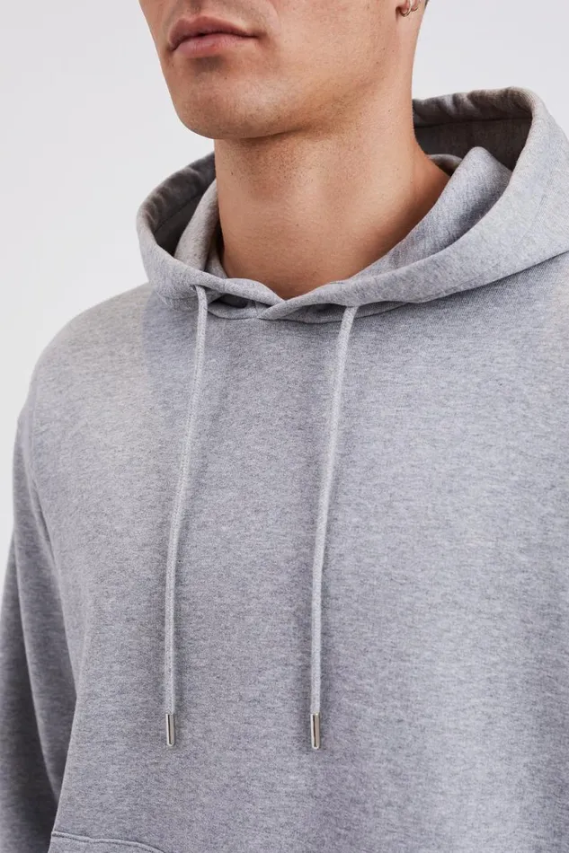 Men Norse Standard Hoodie Grey Melange Norse Projects Sweatshirts
