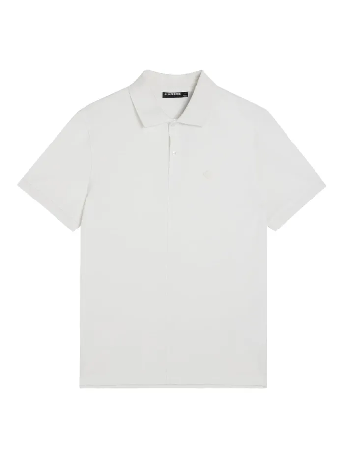 Men Rubi Slim Polo Shirt White JLindeberg Polo Shirts