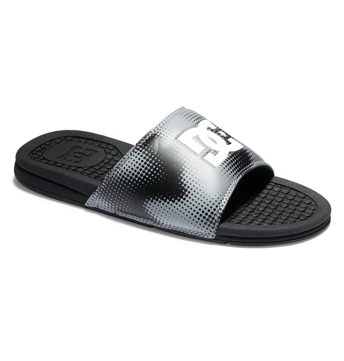 Men Slides DC Shoes Bolsa Slides blackgreywhite