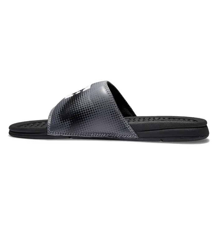 Men Slides DC Shoes Bolsa Slides blackgreywhite