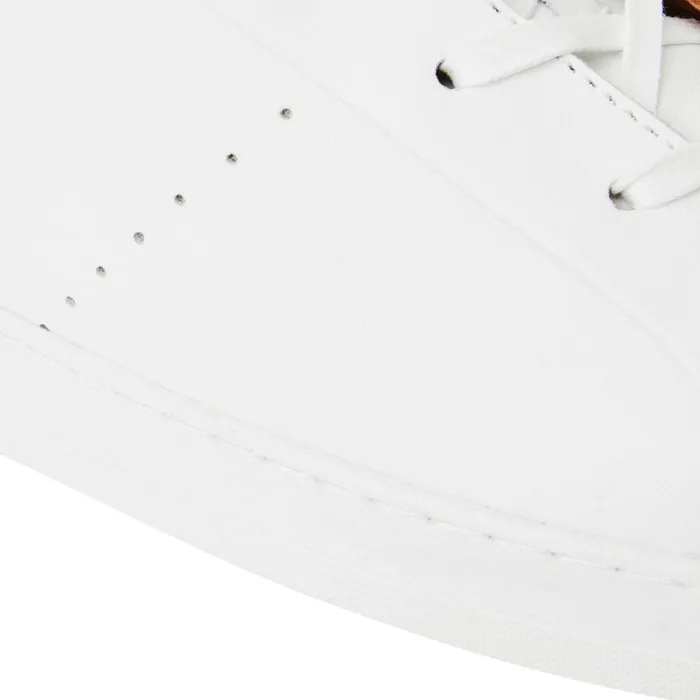Men Sneakers Bruno Magli Dante LacetoToe Leather Sneaker 8211 White