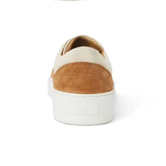 Men Sneakers Bruno Magli Darian Sneaker Sand Canvas