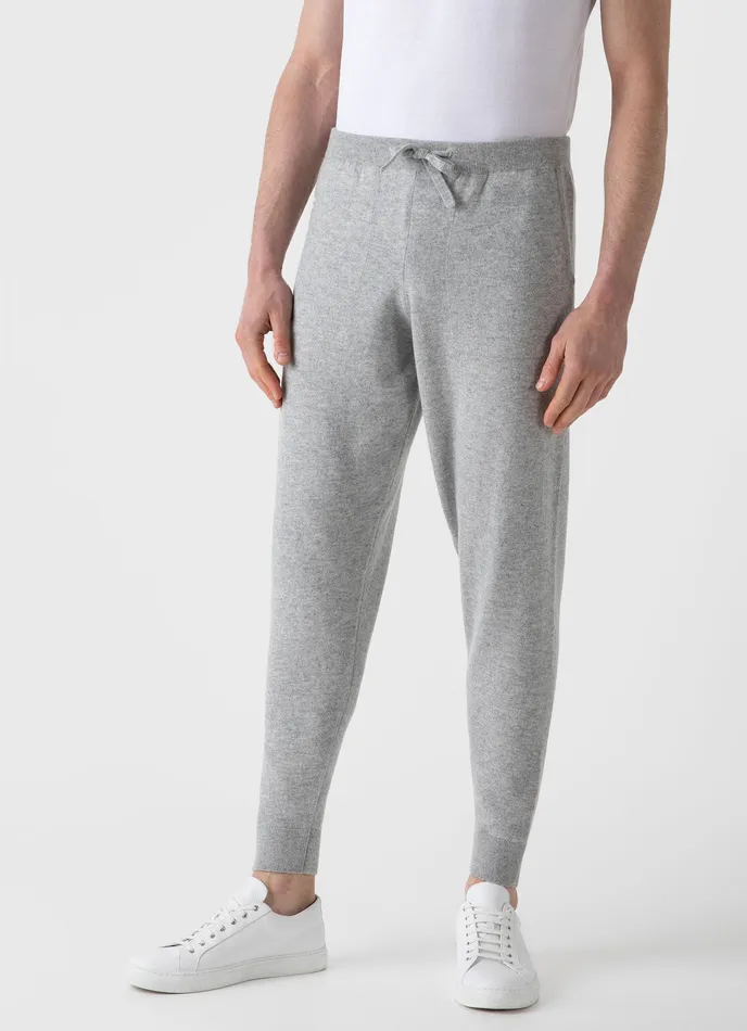 Men Sweatshirts and Sweatpants ussunspel Cashmere Lounge Set Grey Melange Men Sweatshirts and Sweatpants ussunspel Cashmere Lounge Set Grey Melange