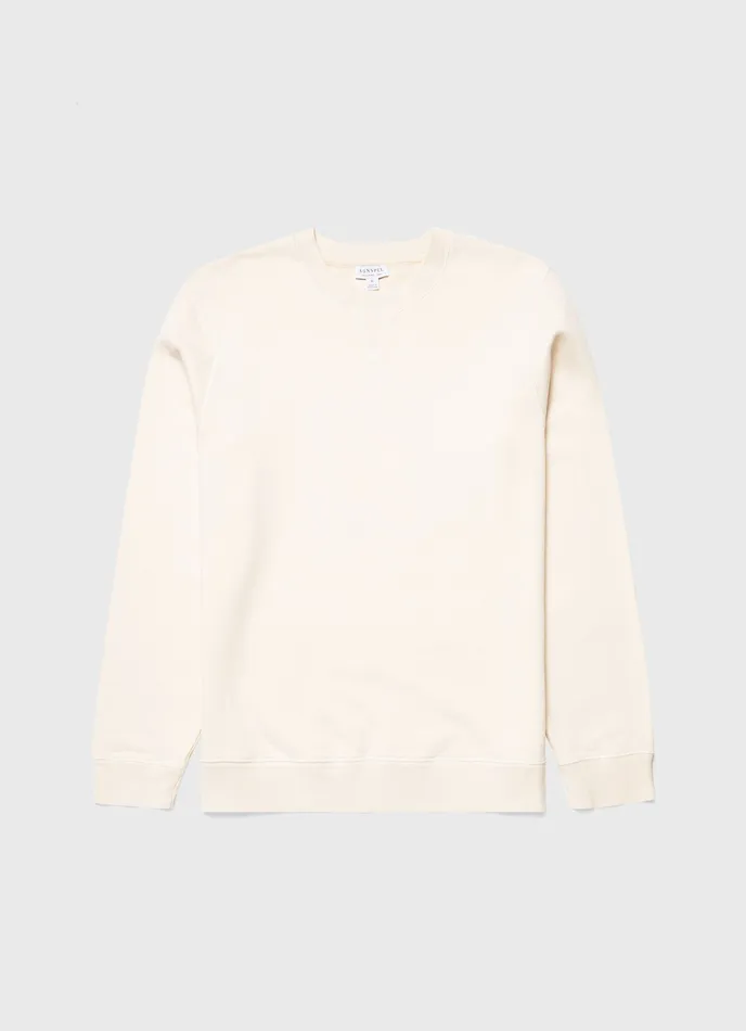 Men Sweatshirts and Sweatpants ussunspel Loopback Sweatshirt Undyed