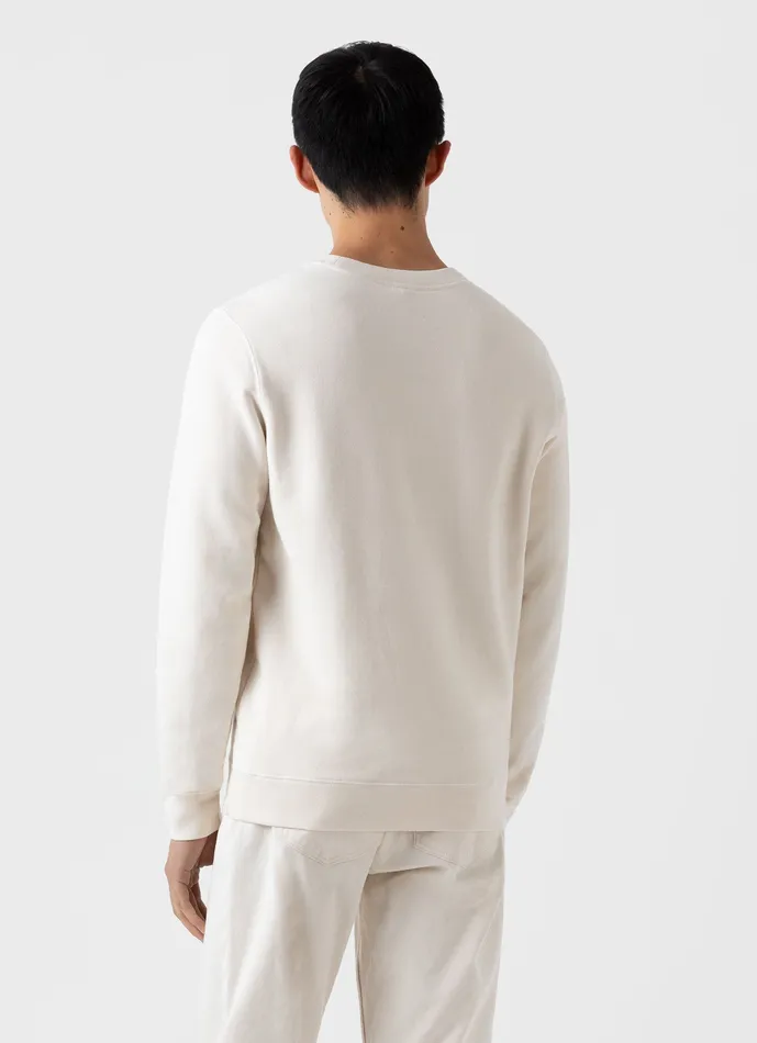 Men Sweatshirts and Sweatpants ussunspel Loopback Sweatshirt Undyed