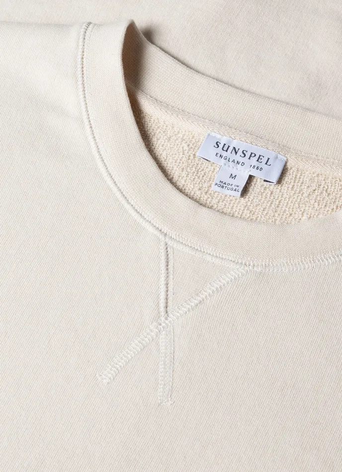 Men Sweatshirts and Sweatpants ussunspel Loopback Sweatshirt Undyed