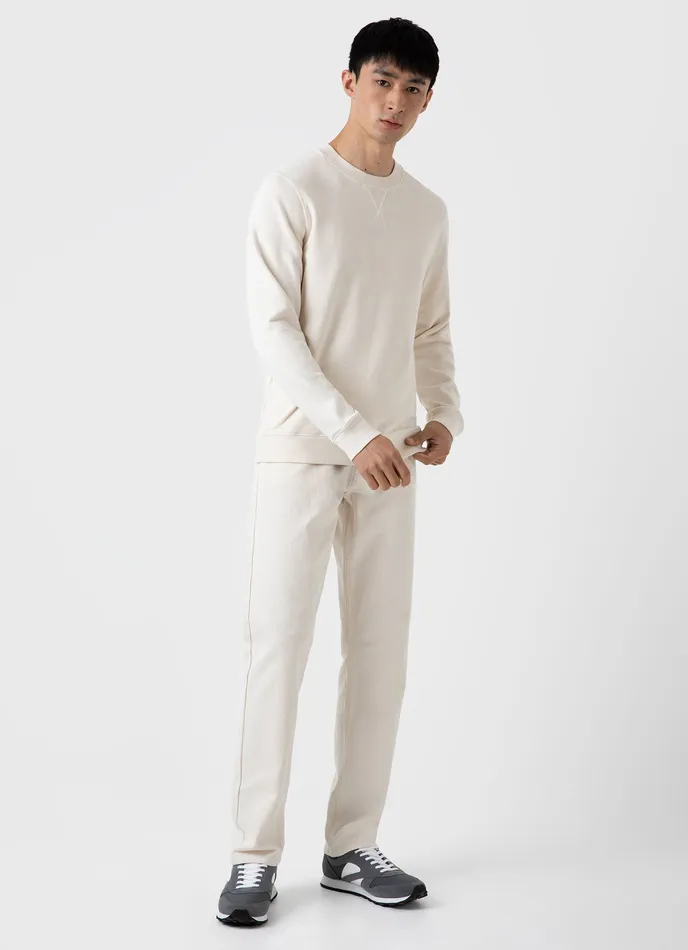Men Sweatshirts and Sweatpants ussunspel Loopback Sweatshirt Undyed
