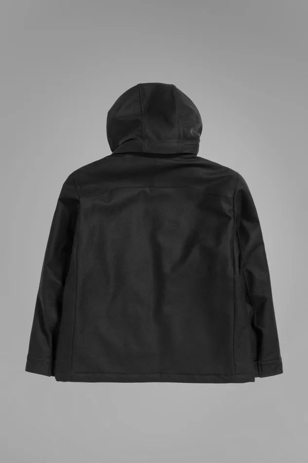Men Technical Field Jacket Loro Piana Clima System Black Norse Projects Outerwear